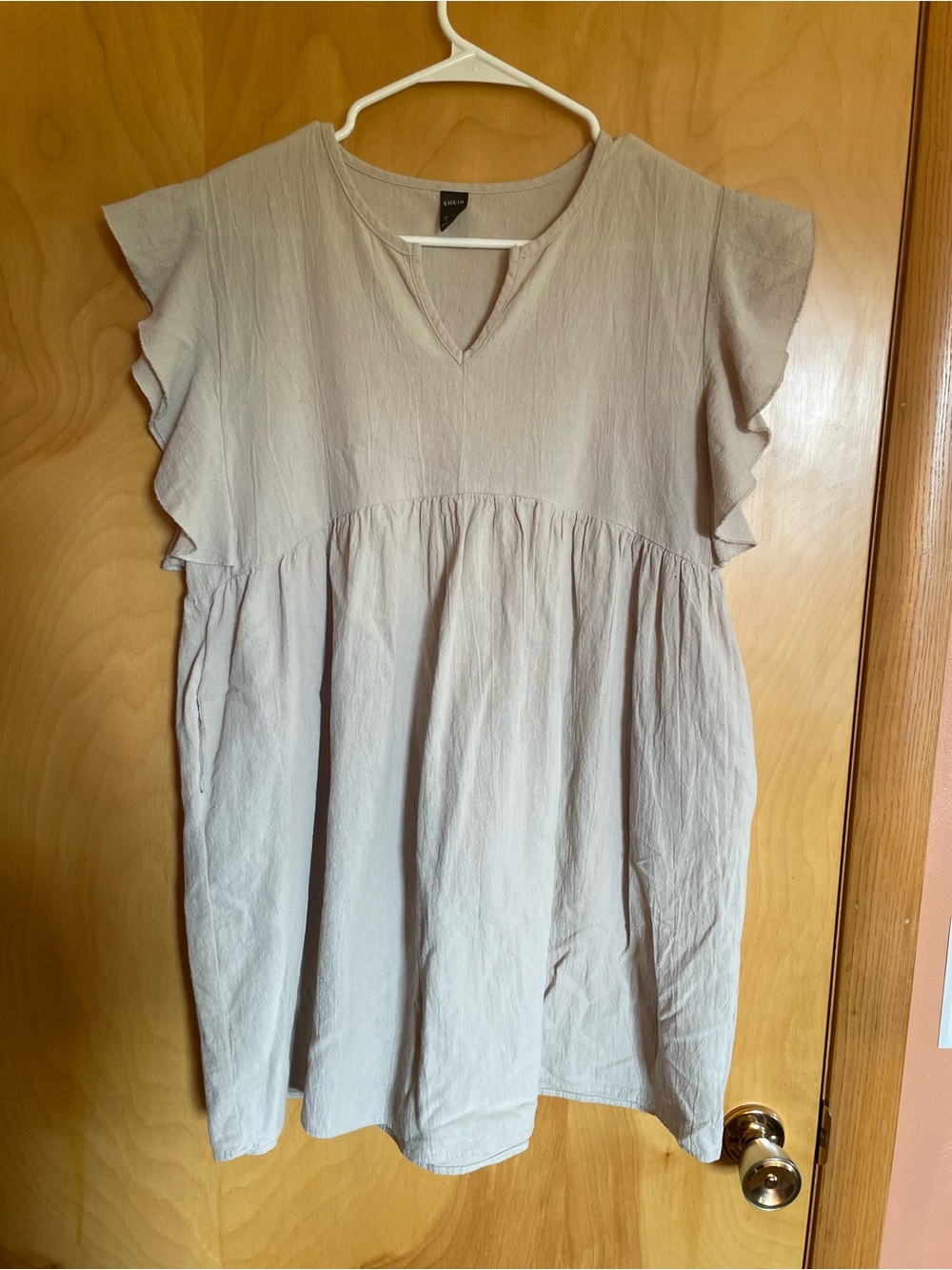 🦋3 for $10🦋 Cotton Flutter Sleeve Babydoll Dress